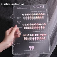 Nouveau kit complet de vernis à ongles gel UOMI 36/30/24/12/10/6 couleurs, imperméable, séchant rapidement, effet œil de chat, paillettes, gel solide