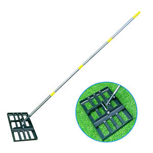 Ayarlanabilir Saplı Toprak Düzleştirici Çok Fonksiyonlu Bahçe Çim Tesviye Aleti, Avlu Çim Alanı Düzleştirme için - Product Image 6