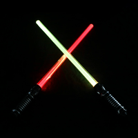 Splicable Laser Sword Toy Kids Safe Plastic Duel Light Sword With Rounded Edge Colorful Glowing Play Weapon