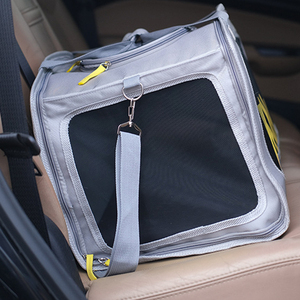 Borsa a tracolla per cani da asporto portatile da esterno trasportino per animali domestici traspirante pieghevole di grande capacità - Product Image 4