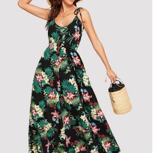 Vestido de Playa con Estampado Floral para Mujer, Sexy y Elegante, 2 Piezas, Diseño de Alta Gama - Product Image 4