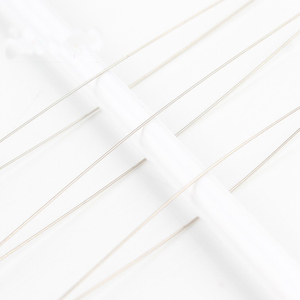 5pcs/bag Central Opening Stainless Steel Tool Pins Big Eye Curved Beading <strong>Needles</strong> for DIY <strong>Beads</strong> - Product Image 5