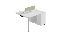 Poste de travail modulaire en bois moderne pour 6 personnes, cloisons de bureau, prises de courant, armoires de rangement, espace de travail d'entreprise 5