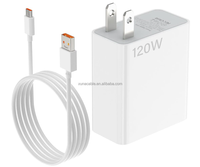 Bloc de charge rapide 120W 67W 33W pour téléphone Xiaomi, adaptateur mural EU US UK avec câble Type C 6A pour Redmi Note 11 12 13 Pro