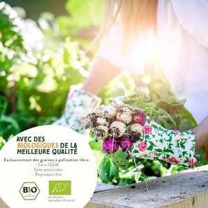 VegetableKits - Mix Pronto da Piantare - 12 Deliziose Varietà di Ortaggi Biologici - Terra <span class=keywords><strong>per</strong></span> Giardino e Vasi - Product Image 4