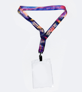 Nhà Máy Bán Buôn Tùy Chỉnh Thăng Hoa Tùy Chỉnh In Logo <span class=keywords><strong>Polyester</strong></span> Cá Nhân Dây Buộc ID Chủ Thẻ Cổ Dây Buộc - Product Image 5