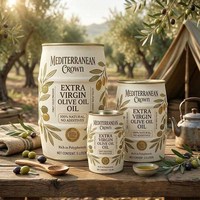 Boîtes de conserve vides pour huile d'olive de qualité alimentaire, 750 ml-5 L, emballages pour huile d'olive vides avec logo personnalisé