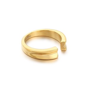 Europäische und amerikanische Mode V-Nut PVD18K Gold Edelstahl Offener <span class=keywords><strong>Ring</strong></span> Kalter Wind Hip-Hop <span class=keywords><strong>Retro</strong></span> Herren <span class=keywords><strong>ring</strong></span> - Product Image 5