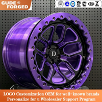 Jantes de course GUDE personnalisées 5x114.3 forgées à profil profond, 15, 17, 18, 20 pouces, avec système Beadlock, pour R35 Nissan Corvette Supra