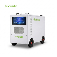 Sistem Pengisian Daya Penyimpanan Energi Mobile EVEGO 60kW Berdaya Tinggi, Baterai LifePO4 100kWh, Sesuai Standar GBT (CCS1/CCS2) DC+AC Charge Gun IP54