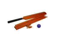 Jeu de cricket en bois robuste et résistant aux chutes pour l'intérieur et l'extérieur, jeu de cricket pour les parents et les enfants