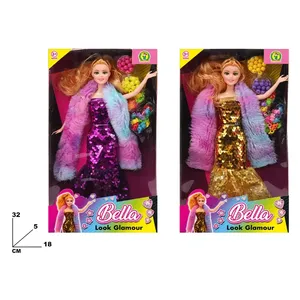 Muñeca Bella Look Glamour de 32 cm, Mini Modelo de Juguete de Moda de Plástico 8033614168134 para Niñas de 4 a 6 Años, Hecho en Italia - Product Image 2