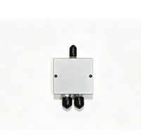 Divisor de Potencia RF de 2 Vías Mingland DC-6GHz 25W 50Ohm, Divisor Hembra con Carcasa de Aluminio para Sistemas de Telecomunicaciones DAS