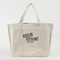 Sac fourre-tout en toile réutilisable imprimé de logo personnalisé pour les femmes sac fourre-tout en toile de plage sac d'épicerie en coton lavable et durable
