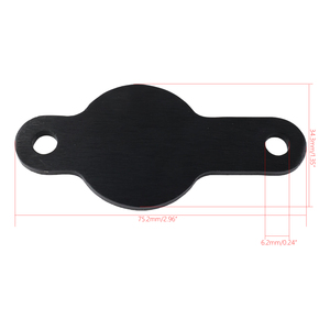 แผ่นปิดช่องระบายอากาศเทอร์โบอะลูมิเนียม Billet K04-064 สำหรับ EA113 2.0TFSI Audi A3 S3 VW MK5 MK6 FDJ-310-BK - Product Image 6