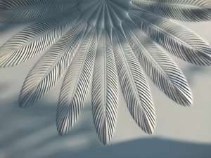 皮革雕刻壁挂摆件家居装饰客厅壁挂定制装饰图案 - Product Image 3