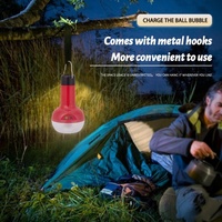 Ampoule LED d'urgence portable 20W E27 avec batterie 1800mAh rechargeable par USB pour la maison et le camping
