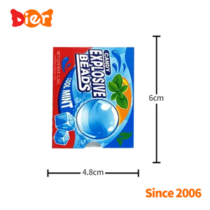 <span class=keywords><strong>Caramelos</strong></span> al por mayor de etiqueta privada personalizada Halal Mint Candy Cool Gummy Candy Fresh Breath Mint Explosive Beads Sweets Kids Candy Toy - Product Image 6