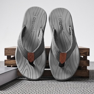 2025 Người Đàn Ông Của Phẳng Denim <span class=keywords><strong>Flip</strong></span> <span class=keywords><strong>Flops</strong></span> Đa Năng Giản Dị Ngoài Trời Kích Thước Lớn Mới Thời Trang Mùa Hè Mở Bãi Biển Dép Bộ Sưu Tập Mát Mẻ - Product Image 3