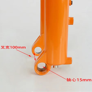 Horquilla de bicicleta Suspensión neumática 27,5 29 pulgadas Amortiguación de aceite y gas 150mm Carrera Eje de barril Horquilla delantera de bicicleta suave - Product Image 4