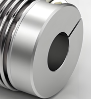 Type de serrage en acier inoxydable RSK Soufflet en métal flexible Couplage de tuyau Alésage 10-25mm 15N.m Couple 3900RPM Vitesse maximale