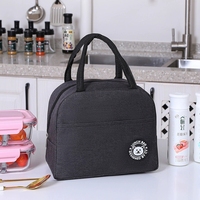 Sac isotherme personnalisé avec logo bleu, imperméable, avec doublure en aluminium, portable, pliable, fermeture éclair, pour pique-nique