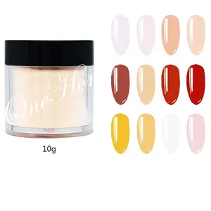 OSbang Acrylic powder 10g/jar clear nude dipping acrylic powder pigment for nail art