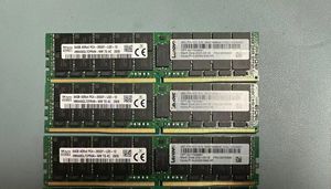 Penjualan terlaris 01KR356 <span class=keywords><strong>64GB</strong></span> 4RX4 <span class=keywords><strong>DDR4</strong></span>-2933 LRDIMM PC4-23466L Quad Rank X4 modul 02YE628 HMAA8GL7CPR4N-WM memori Server - Product Image 2