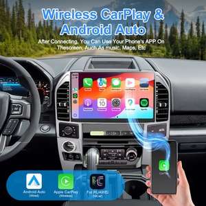 ระบบนำทาง GPS ขนาด 14.6 นิ้ว รองรับ Android Auto และ Carplay สำหรับรถยนต์ Ford F-150 ปี 2015-2019 เครื่องเล่นวิทยุติดรถยนต์ วิดีโอ DVD มัลติมีเดีย พร้อมบลูทูธ WiFi 4G - Product Image 2