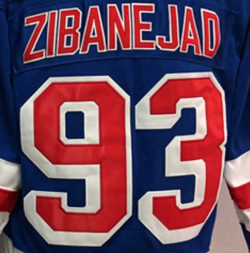 In Stock product New York Mika Zibanejad Best Quality Stitched National Hockey Jersey