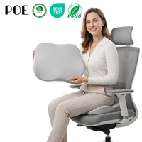 Coussin de siège en mousse à mémoire de forme pour le coccyx, soulagement des hémorroïdes, tapis de siège pour conducteur avec design en U pour voiture, idéal pour les longues heures de conduite
