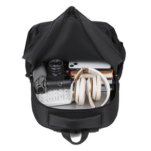 XiuXian XiLe <b>Backpack</b> Large Capacity Lightweight Laptop Bag For <b>Men</b> Business Travel School Use <b>Black</b> Spring 2024 - Product Image 3