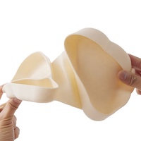 Assiette pliable en silicone pour bébé, compartimentée, portable, en forme de nuage, boîte à repas pour enfants, boîte bento de voyage pour tout-petits, alimentation en extérieur