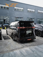 Kit carrosserie compact BYD Denza 2022-2025 style Black Warrior de haute qualité avec lèvre avant à visser, jupes latérales et diffuseur arrière |   Plastique ABS