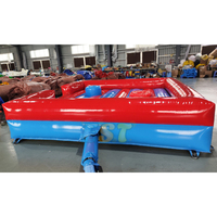 Arène de Justage Gonflable pour Fête Jeu de Combat Commercial Gladiateur Jeu de Justage Gladiateur Terrain de Justage pour Enfants et Adultes