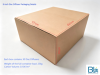 Diffuseur à disque BELI EPDM 9 pouces noir pour traitement des eaux usées, filtration et osmose inverse, tête de réservoir aérobie 100L/heure