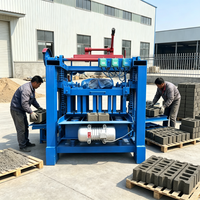 Unité complète de fabrication de briques creuses semi-automatiques durables pour petites entreprises – Usine de production de pavés en béton
