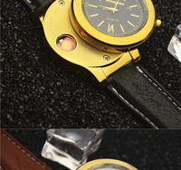 Briquet USB rechargeable, montre connectée portable, briquet à filament de tungstène, coupe-vent, moderne, minimaliste, cadeaux d'affaires pour hommes