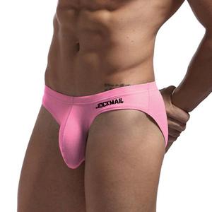 JOCKMAIL Slip da Uomo Sexy a Vita Bassa, Intimo Maschile in Cotone Traspirante Estivo, Slip Corti a Vita Bassa Tinta Unita, Bikini Maschile - Product Image 2