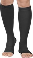 Usine en gros bout ouvert compression sport mollet femmes hommes longues jambes de baril chaussettes élastiques