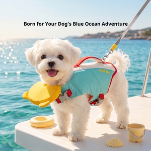 Chaleco Salvavidas Ligero para Perros y Gatos, Ajustable, Transpirable, con Diseño Floral, para Todas las Estaciones, para Piscina y Playa - Product Image 4