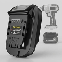 Adaptor Baterai BAU20DW untuk Baterai Li-ion 20V, Mengubah menjadi Perkakas Listrik Tanpa Kabel 20V
