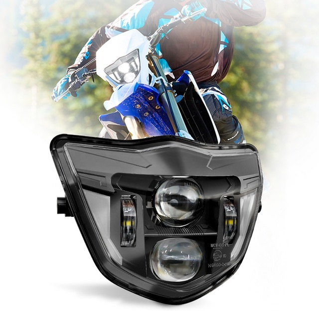Motorcycle Led Headlight for Yamaha WR450F WR250F Accessories 12v Led Lighting System for TTR223 KX250 Dirt Bike