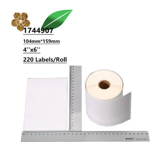 Impresoras de etiquetas Dymo 4907 compatibles con las mejores ofertas pegatinas térmicas a granel 4Xl etiquetas de envío impermeables blancas 104X159mm 220 Uds - Product Image 4