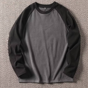 OEM Bangladesh China Factory Men's Thermal Long Sleeve T-Shirt Trendy Winter Base Layer Color Block <b>Cheap</b> Plus Size T-Shirt - Product Image 4