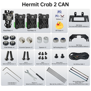 Herramienta de cambio rápido BIGTREETECH Hermit Crab CAN V2.0 para extrusora H2 V2S y E3D <span class=keywords><strong>Hemera</strong></span> - Product Image 2