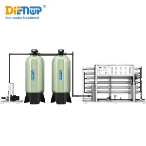 نظام التناضح العكسي الصناعي التلقائي 30m3 في الساعة ، آلة معالجة تنقية مياه الشرب تحت الأرض