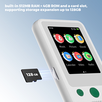 Lecteur MP4 avec écran tactile de 2,4 pouces, radio FM, 1+8 Go, contes pour enfants, audio/vidéo portable, anglais, HiFi sans perte, haut-parleur puissant, OEM/ODM Android