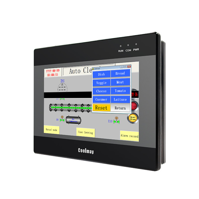 Hot Sale Transistor Output PLC Controller with HMI Touch Screen