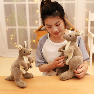 Jouets en peluche <span class=keywords><strong>kangourou</strong></span> brun Offre Spéciale pour <span class=keywords><strong>maman</strong></span> et bébé pour la décoration de la maison pour les occasions d'anniversaire - Product Image 4